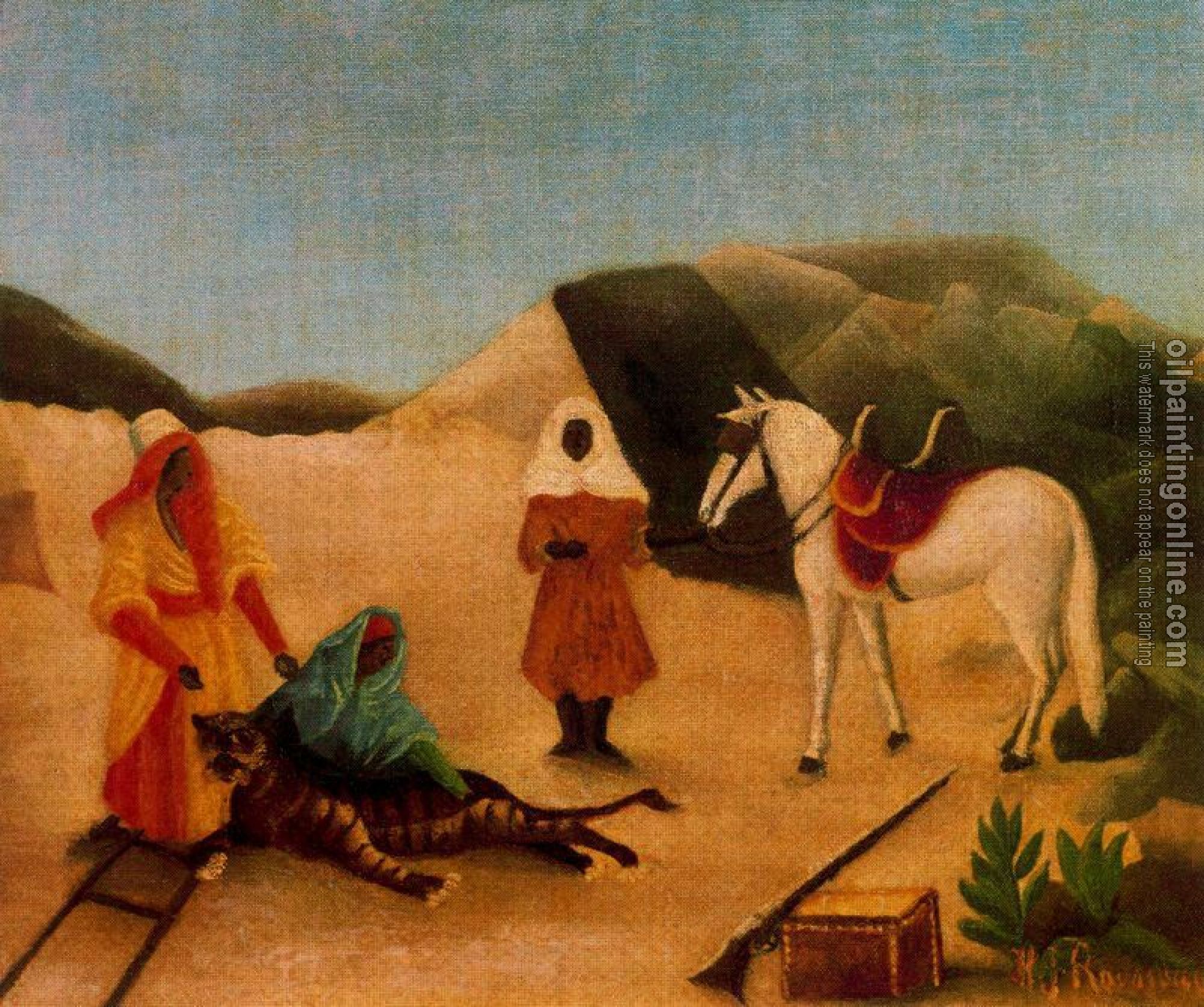 Henri Rousseau - The Tiger Hunt